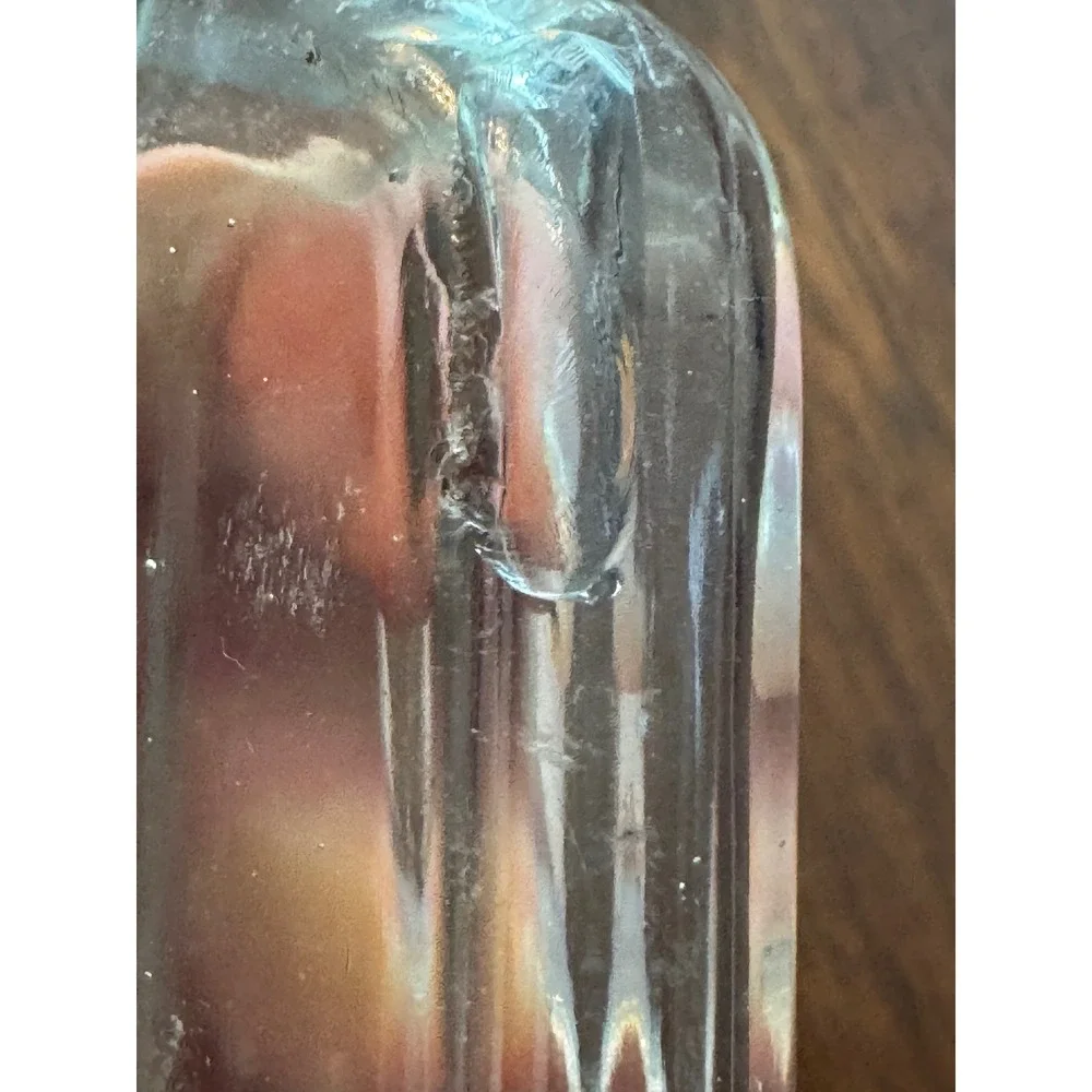 Antique VTG Apothecary Clear Glass Bottle Trio Hazel Atlas Lot set of 3 decor
